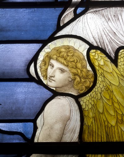 Jacobs Ladder, Angel (detail) by Henry Holiday
