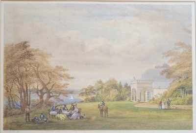 Drummond Family at Bournehill Cottage, 1858 by Henry Holland