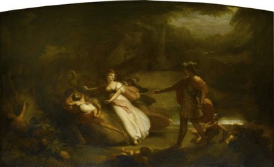 The Contention of Oberon and Titania for the Indian Boy, from William Shakespeare