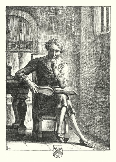 In Prison (engraving) by Henry Hugh Armstead
