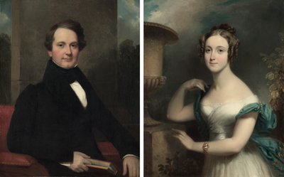 Frederic Betts; Mary Ward Betts by Henry Inman