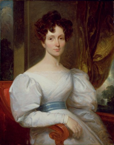 Portrait of Fanny Kemble Butler by Henry Inman