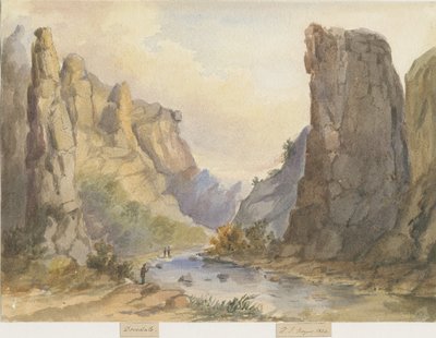 Dovedale - Landscape by Henry James Noyes
