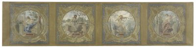 Sketch for the Lobau Gallery at Paris City Hall: The Arts by Henry Jean Louis Boureau