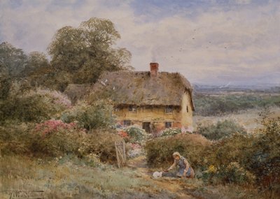 A Picturesque Cottage, Warwickshire by Henry John Sylvester Stannard