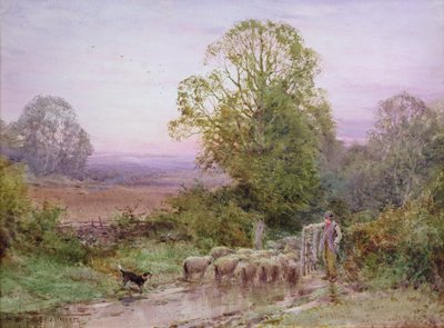 Herding the Sheep by Henry John Sylvester Stannard