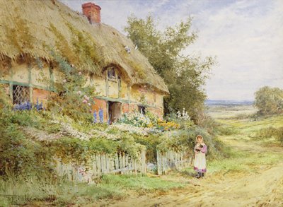 The Pet Rabbit by Henry John Sylvester Stannard