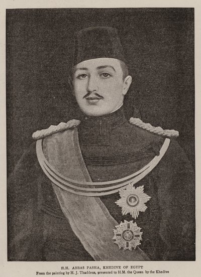 HH Abbas Pasha, Khedive of Egypt by Henry Jones Thaddeus