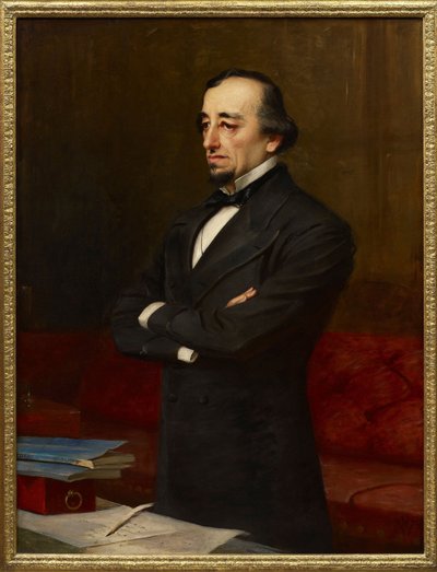 Portrait of Benjamin Disraeli by Henry Jr. Weigall