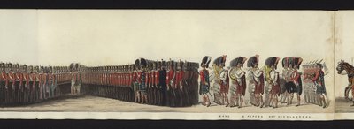 Part of the Panoramic View of the Entire Funeral Procession of Arthur, Duke of Wellington by Henry Jr and Sala Alken
