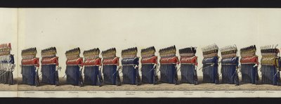 Part of the Panoramic View of the Entire Funeral Procession of Arthur, Duke of Wellington by Henry Jr and Sala Alken