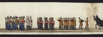 Part of the Panoramic View of the Entire Funeral Procession of Arthur, Duke of Wellington by Henry Jr and Sala Alken