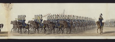 Part of the Panoramic View of the Entire Funeral Procession of Arthur, Duke of Wellington by Henry Jr and Sala Alken