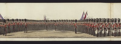 Part of the Panoramic View of the Entire Funeral Procession of Arthur, Duke of Wellington by Henry Jr and Sala Alken