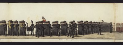 Part of the Panoramic View of the Entire Funeral Procession of Arthur, Duke of Wellington by Henry Jr and Sala Alken