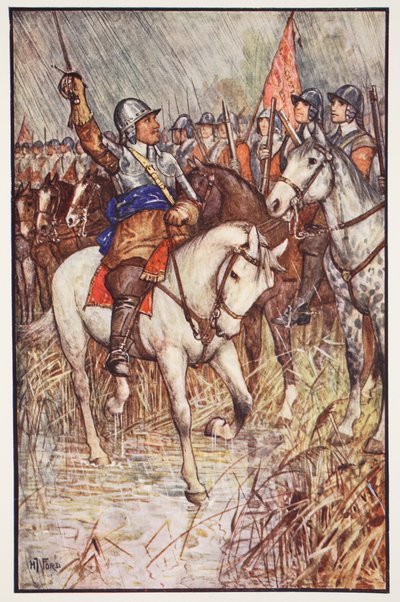 Cromwell and his Ironsides, illustration from 