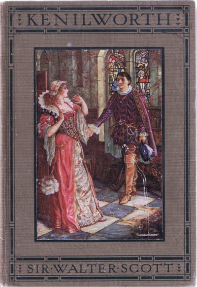 Front cover, illustration from Kenilworth by Henry Justice Ford