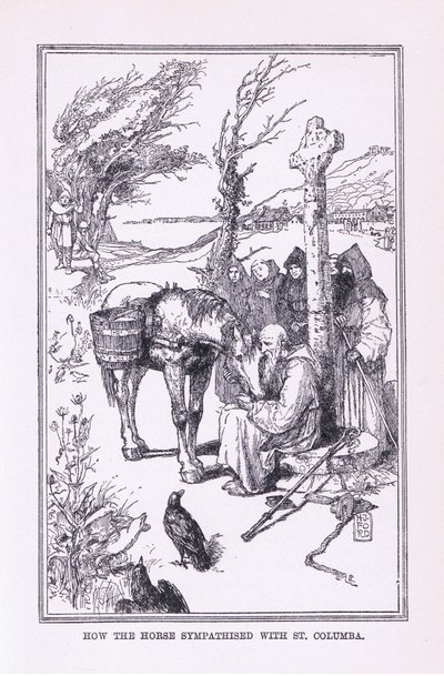 How the Horse Sympathised with St Columba by Henry Justice Ford