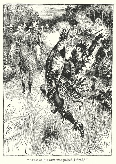 Just as His Arm Was Poised I Fired by Henry Justice Ford