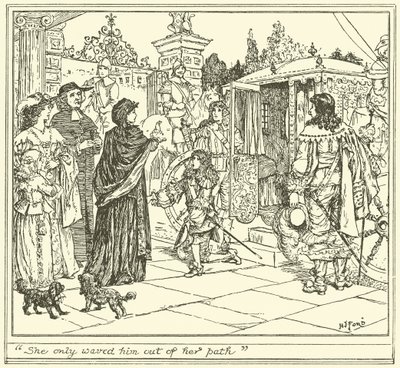 She Only Waved Him Out of Her Path by Henry Justice Ford