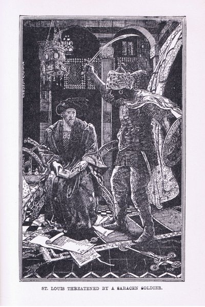 St Louis Threatened by the Saracen Soldier by Henry Justice Ford