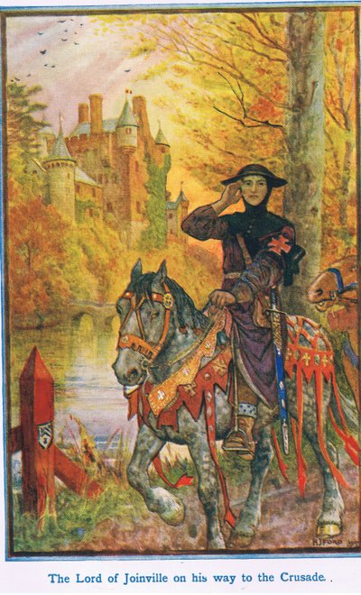 The Lord of Joinville on His Way to the Crusades by Henry Justice Ford
