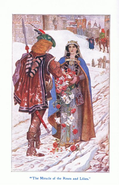 The Miracle of the Roses and Lilies by Henry Justice Ford