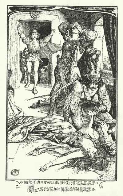 Udea Found Lifeless by Her Seven Brothers by Henry Justice Ford