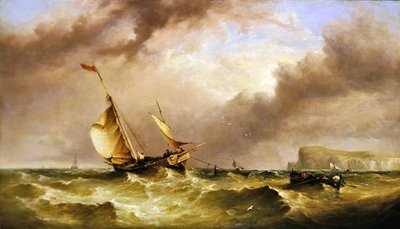 Shipping off the South Foreland by Henry King Taylor