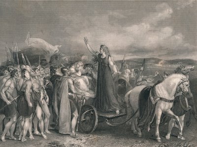 Boadicea, Queen of the Iceni, mid 19th century by Henry Lemon