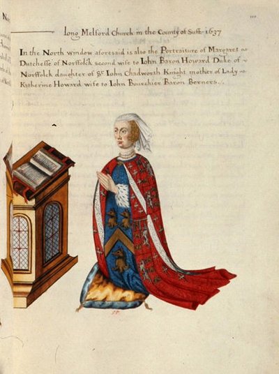 Margaret, 2nd Wife of John Howard Baron Howard, Duke of Norfolk by Henry Lilly