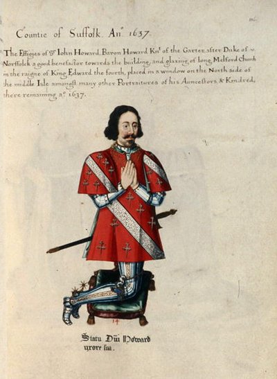 Sir John Howard Baron Howard Knight of the Garter by Henry Lilly