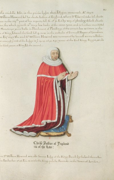 Sir William Howard (d.1308) by Henry Lilly