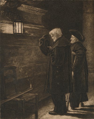 Greenwich Pensioners at the Tomb of Nelson by Henry Macbeth Raeburn