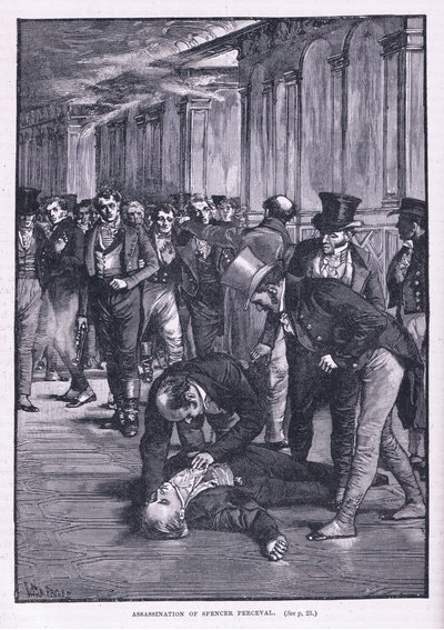 Assassination of Spencer Perceval by Henry Marriott Paget