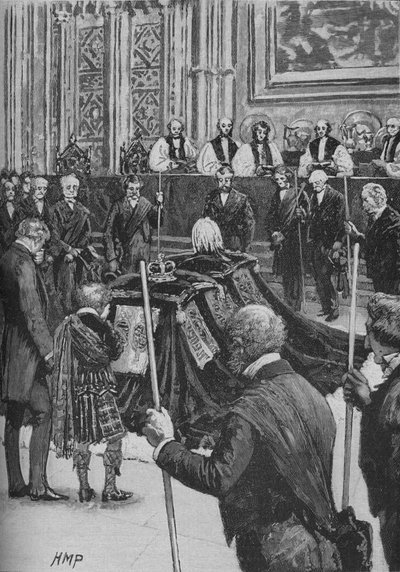 Funeral of the Prince Consort by Henry Marriott Paget