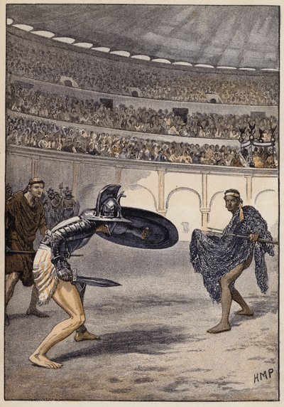 In the Amphitheatre by Henry Marriott Paget
