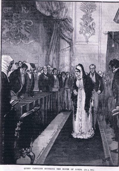 Queen Caroline Entering the House of Lords by Henry Marriott Paget