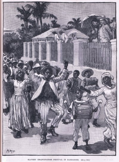 Slavery Emancipation Festival in Barbados by Henry Marriott Paget