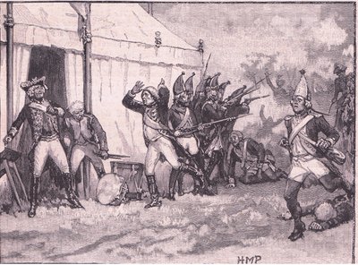 Surprise for Frederick at Hochkirch AD 1758 by Henry Marriott Paget