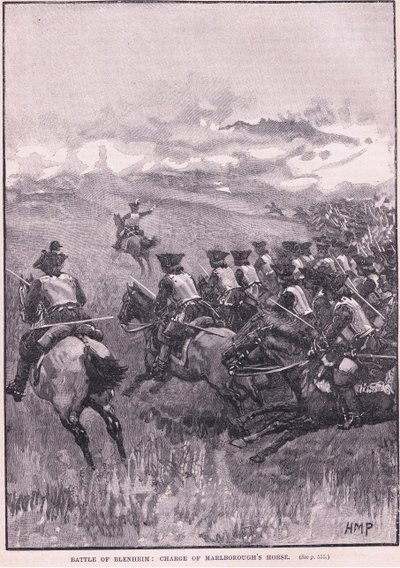 The Battle of Blenheim: Charge by Marlborough