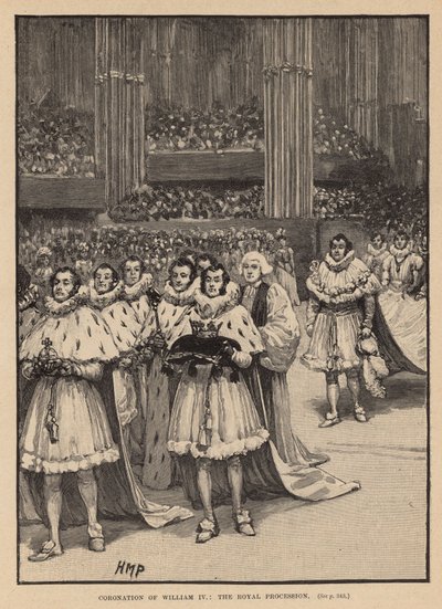 The Coronation of King William IV: The Royal Procession by Henry Marriott Paget