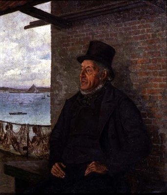 A Great Authority in Our Village, Portrait of John Kelynack by Henry Martin