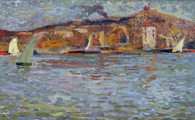 The Port of Marseille, the Old Port and the Good Mother by Henry Martin