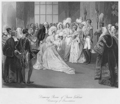 Drawing Room of Queen Victoria. Ceremony of Presentation by Henry Melville