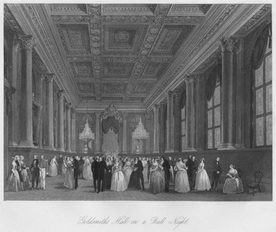 Goldsmiths Hall on a Ball Night by Henry Melville