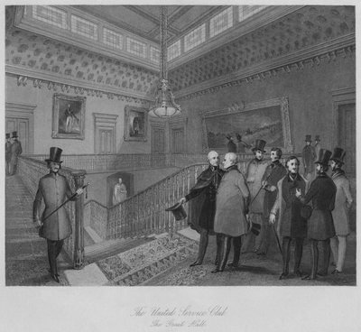 The United Service Club. The Great Hall by Henry Melville