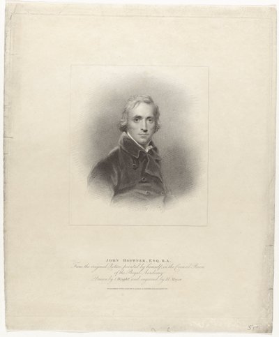 Portrait of John Hoppner by Henry Meyer