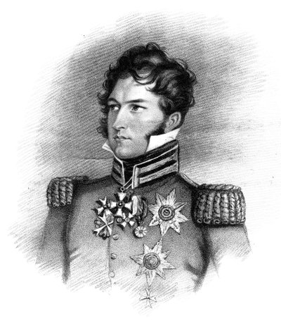 Prince Leopold George Christian Frederick of Saxe-Coburg-Saalfeld by Henry Meyer