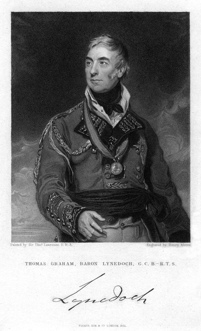 Thomas Graham, 1st Baron Lynedoch, Scottish politician and soldier by Henry Meyer